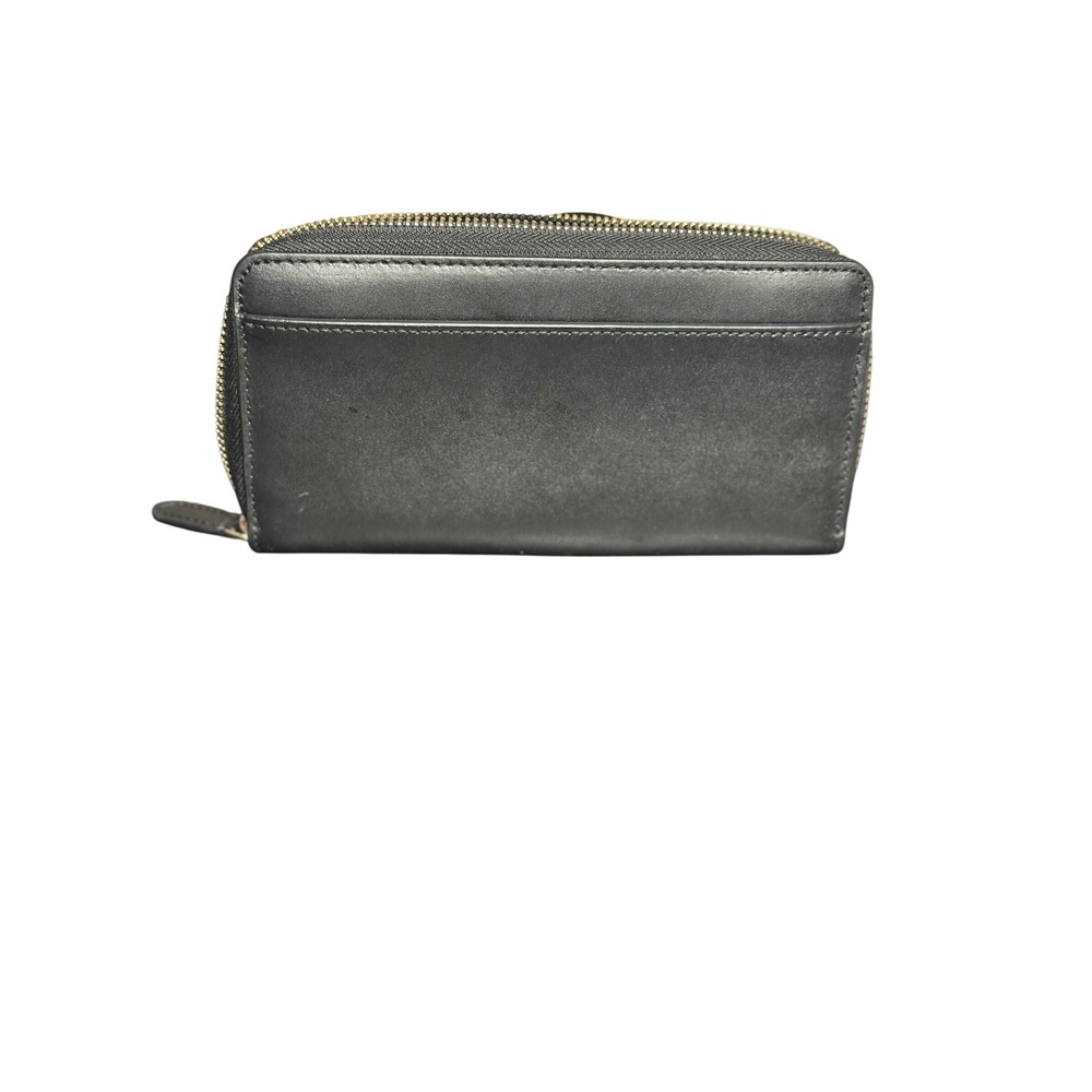 Kate Spade New York Zip‎ Around Wallet Gray Leather Accordion Interior - Picture 7 of 7